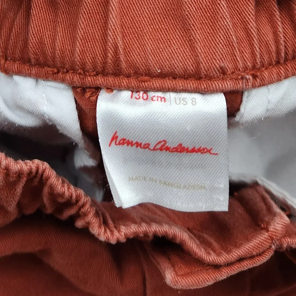 Hanna Andersson Skater Chino Pants in Stretch Twill sz 130cm US 8 Play